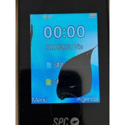 USZKODZONY Telefon komórkowy SPC Life E5004 32 MB czarny ekran 2.4 cali