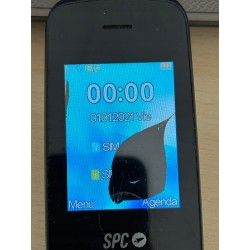 USZKODZONY Telefon komórkowy SPC Life E5004 32 MB czarny ekran 2.4 cali