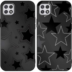 Foonary 2-pack etui na telefon z nadrukiem do Samsung Galaxy A22 5G 6,6"