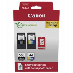 Outlet Tusz Canon PG-560/CL-561Ink Cartridge 3713C008AA wydajność 360 stron