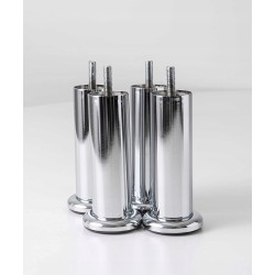 Outlet IPEA 4X NÓŻKI DO MEBLI ACQUAMARINA Z PODSTAWĄ 6.5 cm x 15 cm
