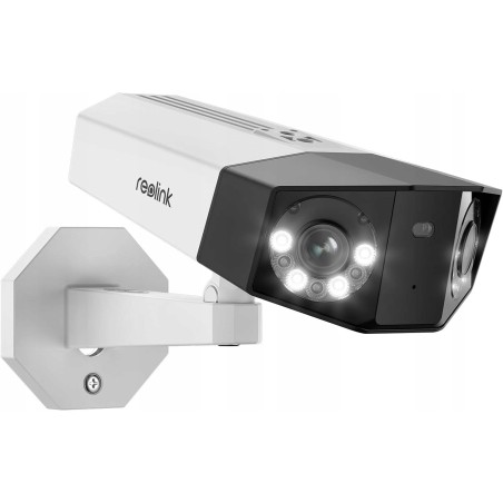 4K KAMERA MONITORINGU DOMOWA 180° 2 OBIEKTYWY DETEKCJA OSÓB POJAZDÓW