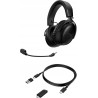 Outlet Słuchawki bezprzewodowe nauszne HyperX Cloud III zasięg 10 m