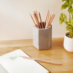 Outlet Drewniane kolorowe kredki ołówkowe Amazon 12 szt gładkie wykończenie