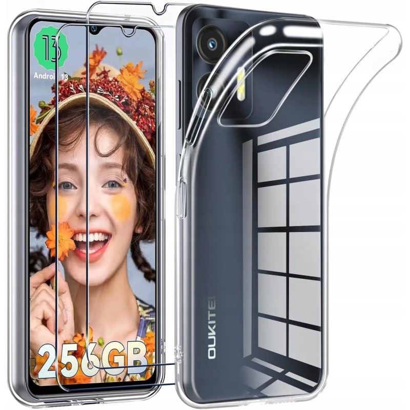 Outlet LYJERRY Etui do Oukitel C35/Oukitel C36 gumowane narożniki Outlet LYJERRY Etui do Oukitel C35/Oukitel C36 gumowane narożniki