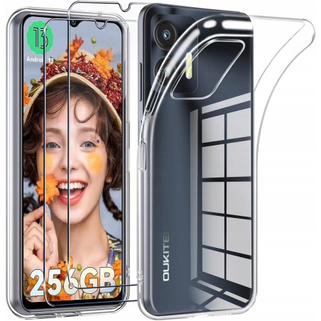 Outlet LYJERRY Etui do Oukitel C35/Oukitel C36 gumowane narożniki