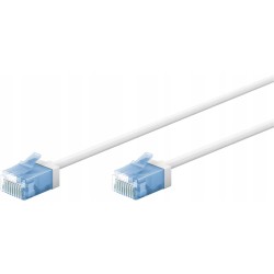 Kabel sieciowy patchcord RJ45 LAN kat.6A Ultra slim, U/UTP długość kabla 1m