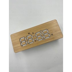 Mooov budzik z wyświetlaczem LED temperaturą wilgotnością i funkcją drzemki