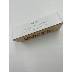 Mooov budzik z wyświetlaczem LED temperaturą wilgotnością i funkcją drzemki