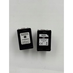 Mondo Stampa HP62XLB + H62XL Czarne regenerowane wkłady atramentowe do HP