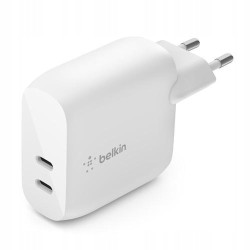 USZKODZONY Adapter Belkin CB30296 ŁADOWARKA TYPU C Z DWOMA WEJŚCIAMI OPIS