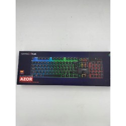 Outlet TRUST GXT 835 AZOR KLAWIATURA PRZEWODOWA RGB UKŁAD HISZPAŃSKI