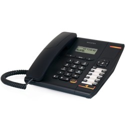 Outlet Telefon przewodowy Alcatel ATL1407525 tryb głośnomówiący czarny OPIS