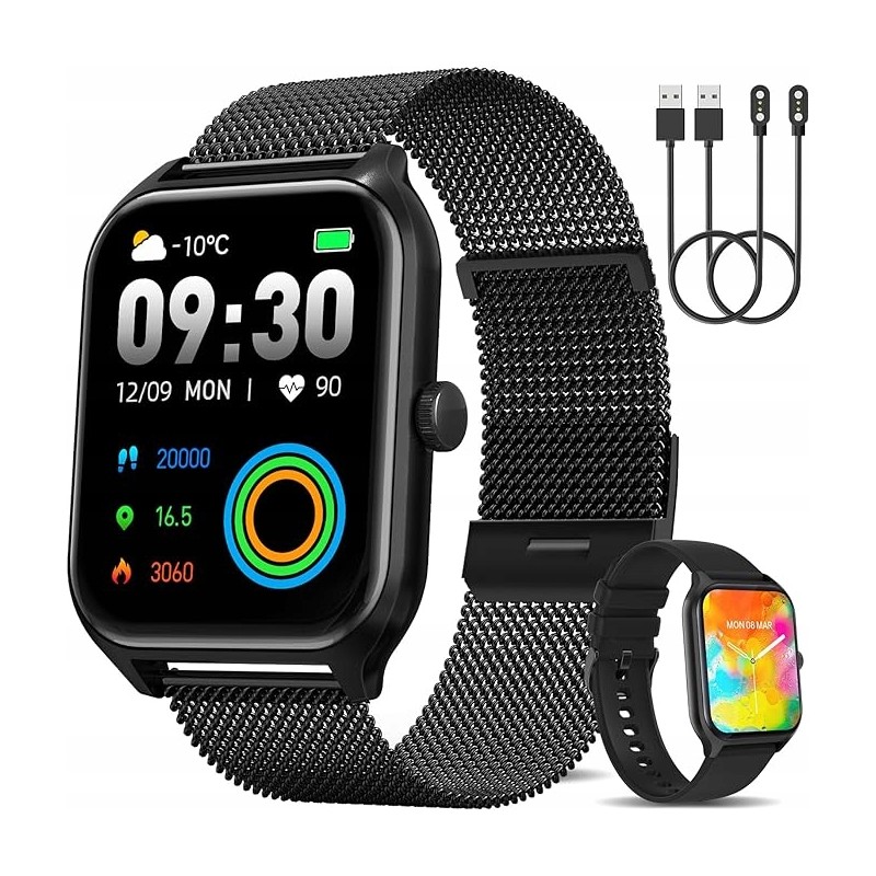 IYAQILEHE Smartwatch 1.96" 230 mAh IP 67 Android 5.1 IOS 8.0