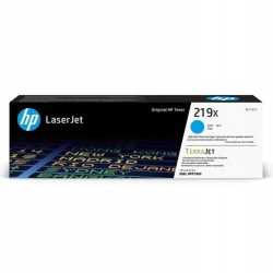 Toner HP oryginalny 219X Toner Cartridge W2191X niebieski (cyan)
