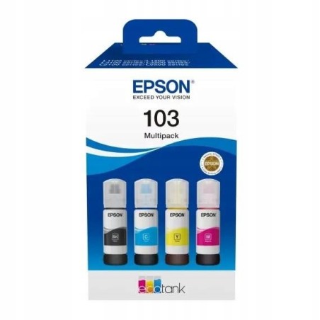 Tusz Epson 104 C13T00P640 zestaw 4 kolory black cyan magenta yellow