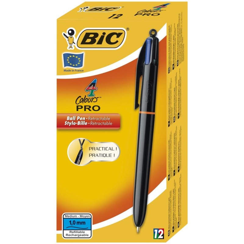Outlet Długopis automatyczny wielokolorowy BIC 4 kolory szybkoschnący OPIS Outlet Długopis automatyczny wielokolorowy BIC 4 kolory szybkoschnący OPIS