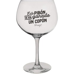 Outlet Szklany kieliszek 700mililitrów (Mr. Wonderful Ball Cup) 8x20x9,5cm