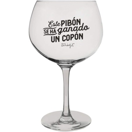 Outlet Szklany kieliszek 700mililitrów (Mr. Wonderful Ball Cup) 8x20x9,5cm