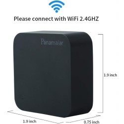Outlet Pilot Panamalar łączność WIFI bezprzewodowy zasięg 8 metrów sieciowe