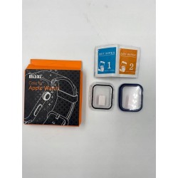 USZKODZONE Etui Misxi do Apple WatchSE 6 5 4 40mm granatowe i przeźroczyste