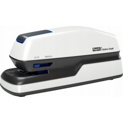 Outlet zszywacz elektryczny biurowy Rapid Optima GripE biało czarny 60g/m2