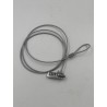 Przenośny kabel antykradzieżowy do laptopa 4-cyfrowa blokada na hasło