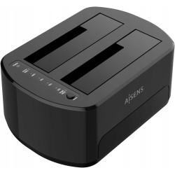 Outlet Aisens stacja dokująca ASDS-D03B 3.5 SATA 2.5 SATA klonowanie OPIS