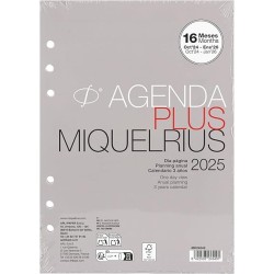 Miquelrius wkład do kalendarza A5 DZIENNY jeżyk Hiszpański/Angielski