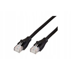 Outlet Patchcord Amazon U/FTP kategoria 6 RJ45 / RJ45 długość 1,5 m czarny