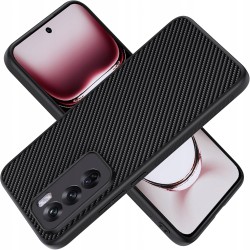 Outlet Etui do Oppo Reno 12 włókno węglowe TPU smukłe etui antypoślizgowe