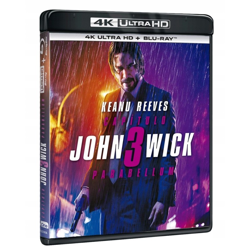 Outlet John Wick 3 płyta Blu-ray 4K języki audio angielski/hiszpański OPIS