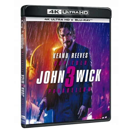 Outlet John Wick 3 płyta Blu-ray 4K języki audio angielski/hiszpański OPIS