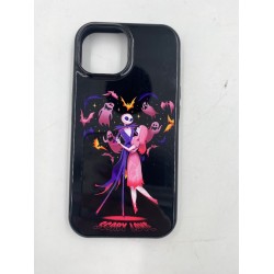 Etui do iPhone 15 z motywem miasteczka halloween Jack i Sally Scary Love
