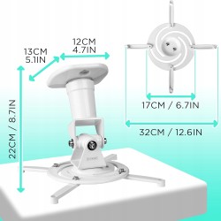 Outlet Uchwyt ścienny / sufitowy do projektora Duronic PB08XL 10 kg