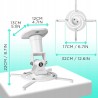 Outlet Uchwyt ścienny / sufitowy do projektora Duronic PB08XL 10 kg
