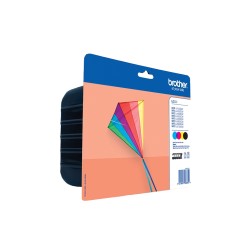 Outlet Tusz Brother LC223 LC223VALBP zestaw (czarny niebieski żółty różowy)
