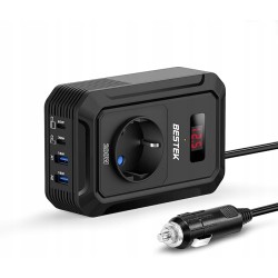 Outlet BESTEK 200W Przetwornica napięcia samochodowego OPIS