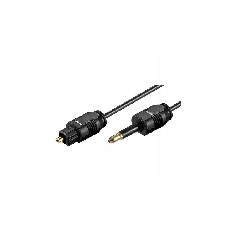 Outlet Kabel optyczny Goobay 1 m Wtyk Miniplug Toslink 3,5 mm/ ø 2,2 mm Outlet Kabel optyczny Goobay 1 m Wtyk Miniplug Toslink 3,5 mm/ ø 2,2 mm