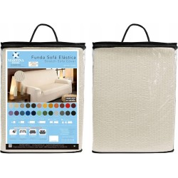 Outlet Pokrowiec na sofę (kanapę) Martina Home beżowy 120 - 170 cm