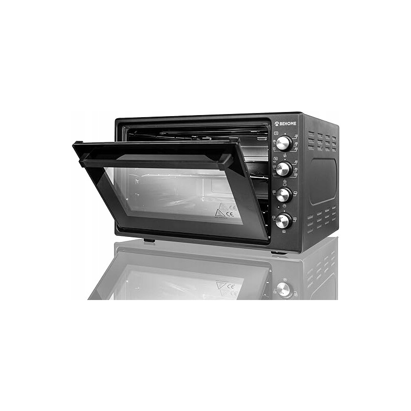 USZKODZONY Mini piekarnik BEHOME FSV70 pojemność 70 l moc 1500 W termoobieg