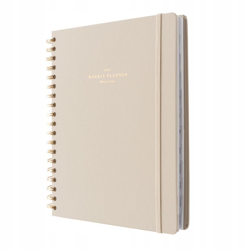 Dziennik Kokonote Misty Gray 2024-2025 Planer biurkowy 8,3x 9,8cala 21x25cm Dziennik Kokonote Misty Gray 2024-2025 Planer biurkowy 8,3x 9,8cala 21x25cm