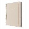 Dziennik Kokonote Misty Gray 2024-2025 Planer biurkowy 8,3x 9,8cala 21x25cm