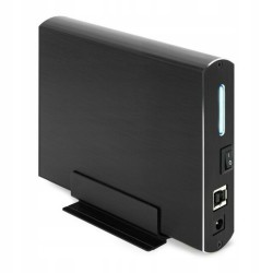 Outlet Pokrowiec na Dysk Twardy TooQ TQE-3531B USB 3.0 Czarny 3,5" cali