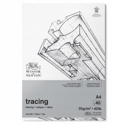 Outlet Kalka kreślarska w bloku A4 - Winsor & Newton - 70g/m2 40 arkuszy