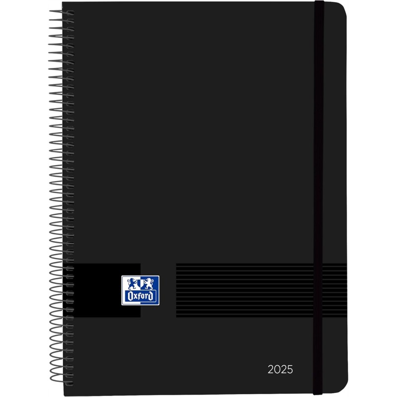 Outlet Oxford Live & Go Agenda 2025 Tygodniowy widok A5 język hiszpański