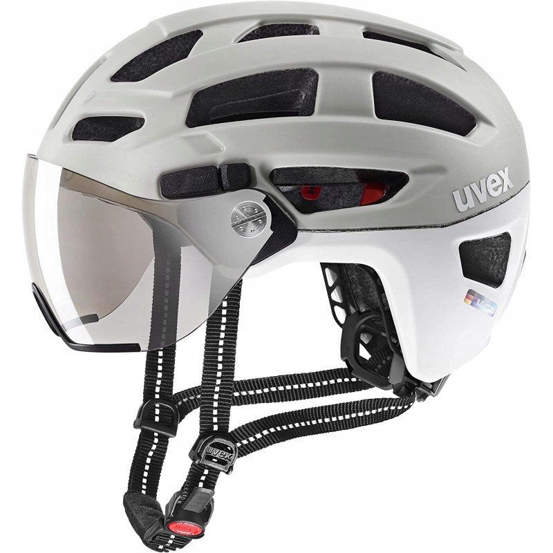 Outlet Kask rowerowy Uvex Finale Visor Sand r. M 52-57cm system IAS