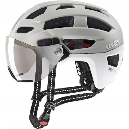 Outlet Kask rowerowy Uvex Finale Visor Sand r. M 52-57cm system IAS