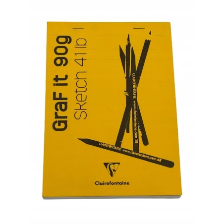 Outlet Szkicownik Clirefontaine GraF it 90g Sketch 41lb 160kartek 14,8x21cm