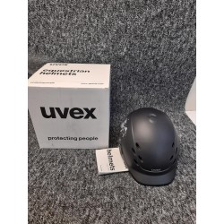 Kask jeździecki dziecięcy UVEX Reithelm Onyxx Pony black mat r. 49-54